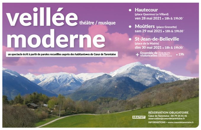 “Veillée moderne” un spectacle itinérant