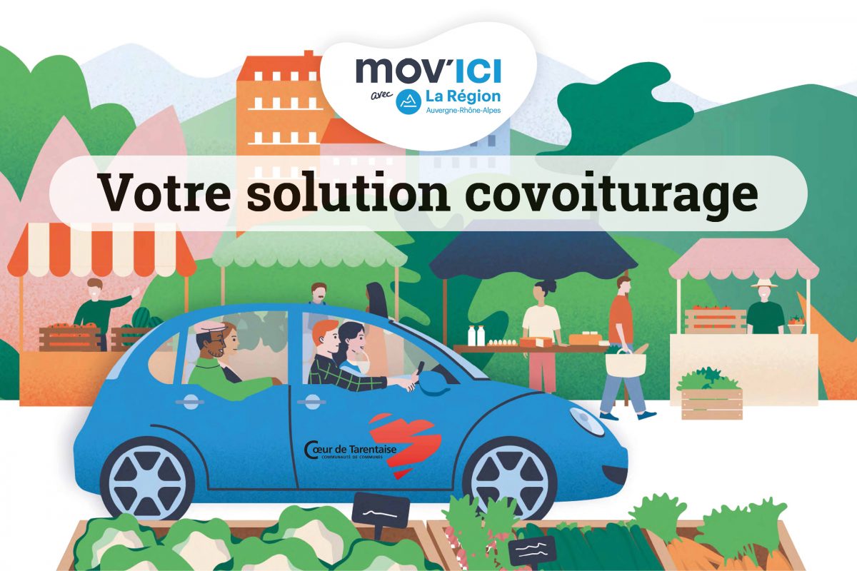 Covoiturage avec Mov'ICI – Communauté de Communes Coeur de Tarentaise