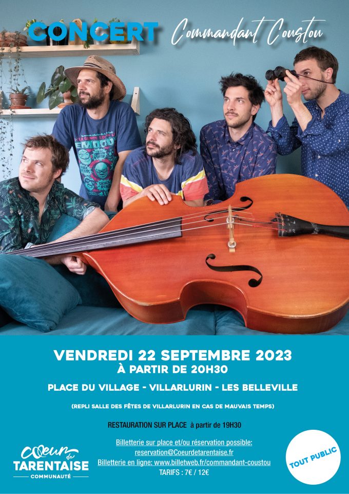 Commandant Coustou en concert le 22 Septembre à Villarlurin