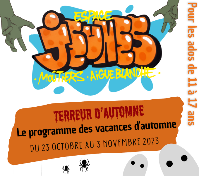 Vacances d’automne 2023 : Programme des activités de l’Espace Jeunes