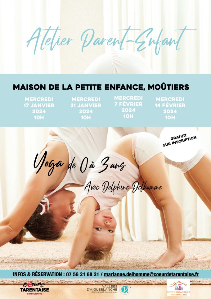 Atelier Parent-Enfant sur le Yoga – séances gratuites pour les petits de 0 à 3 ans