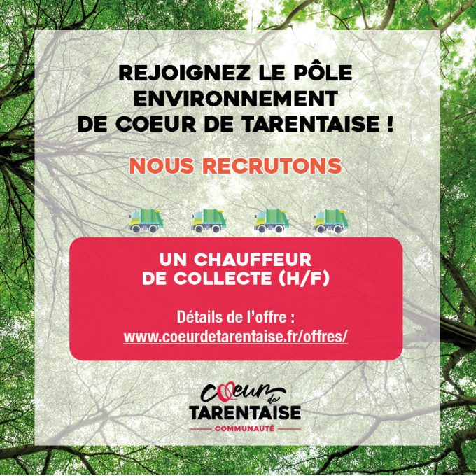 [Recrutement] Nous recherchons un chauffeur de collecte