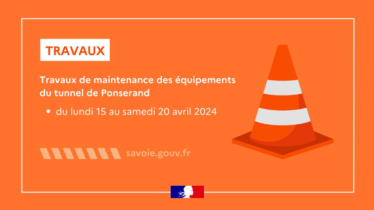 [INFO TRAVAUX] Tunnel de Ponserand