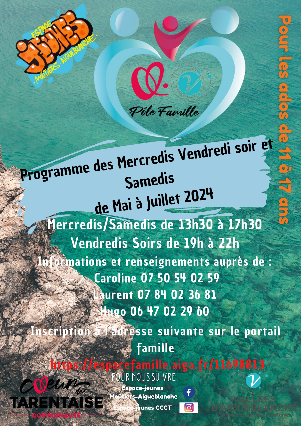Le programme de l’Espace Jeunes pour les mois de mai, juin et juillet est disponible