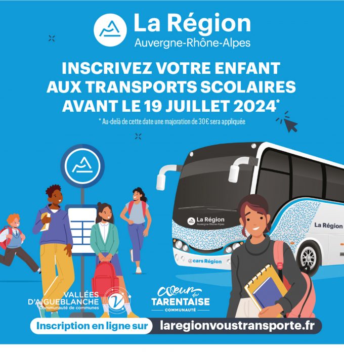 Les inscriptions pour les transports scolaires 2024-2025 sont ouvertes