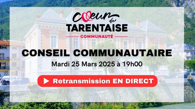 [CONSEIL COMMUNAUTAIRE]                              à suivre en direct