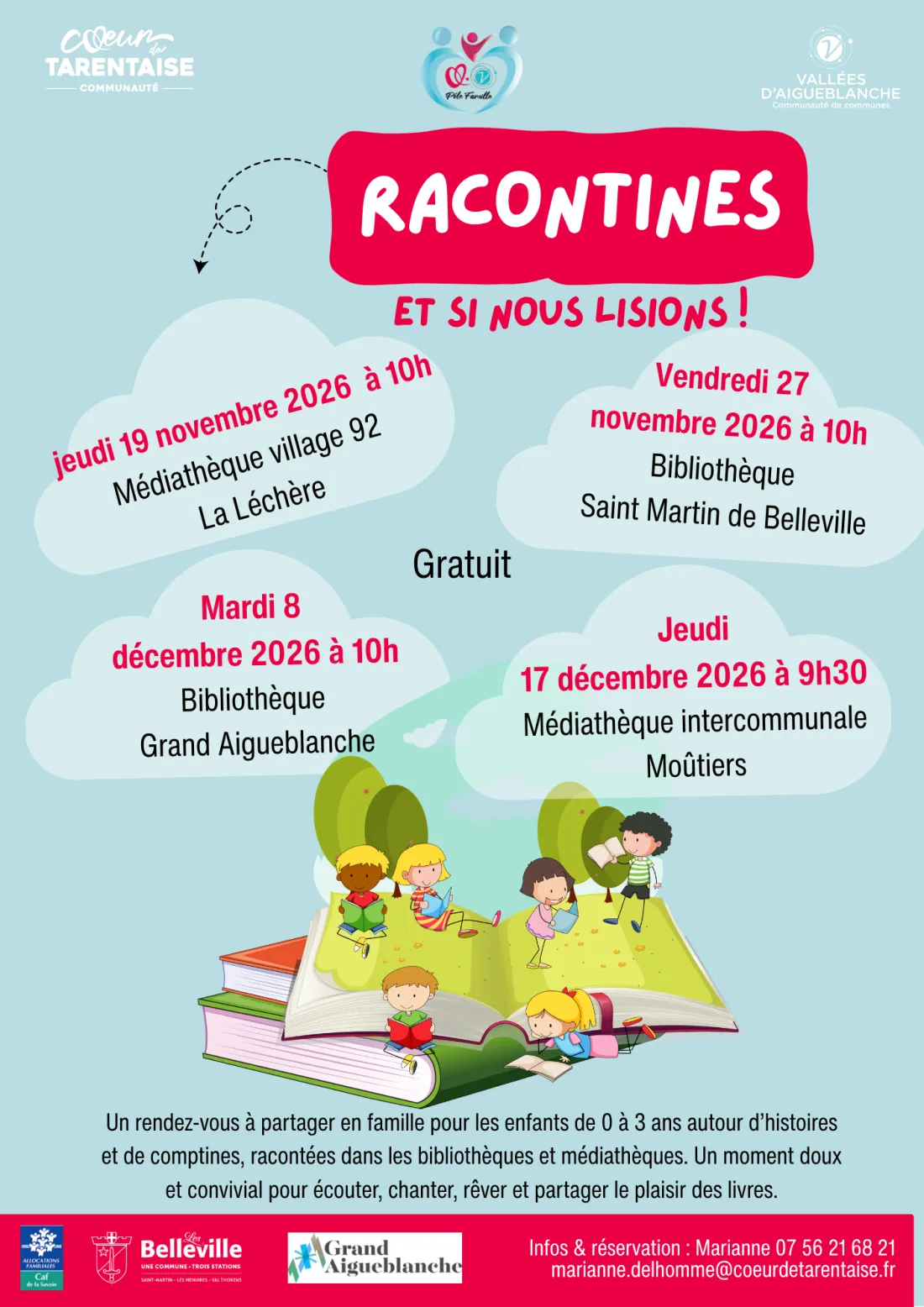 Image pour 📚 RACONTINES : Et si nous lisions ! 📚