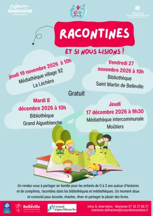 Image pour 📚 RACONTINES : Et si nous lisions ! 📚